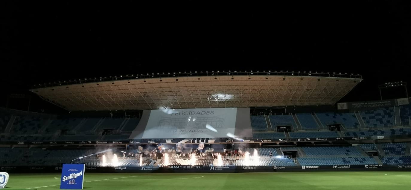 Celebración de los 80 años del estadio La Rosaleda. 