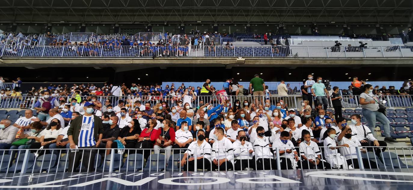 Celebración de los 80 años del estadio La Rosaleda. 