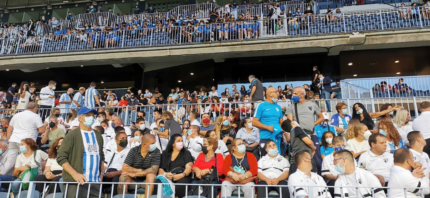 Celebración de los 80 años del estadio La Rosaleda. 