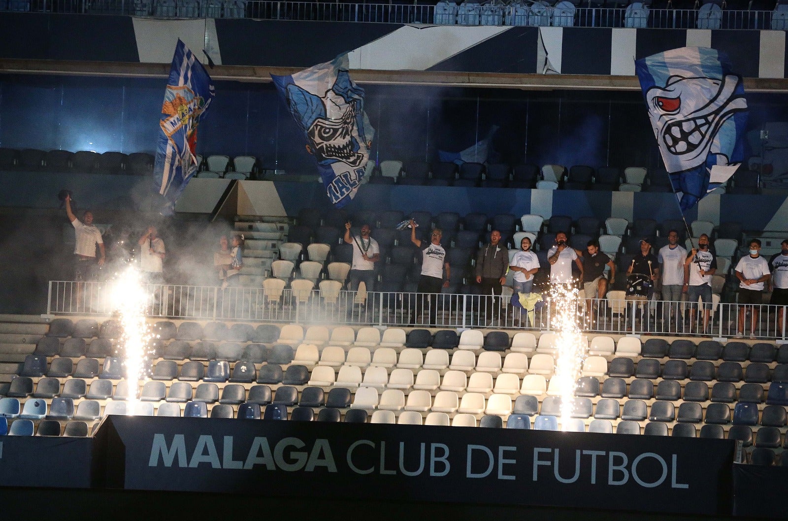 Celebración de los 80 años del estadio La Rosaleda. 