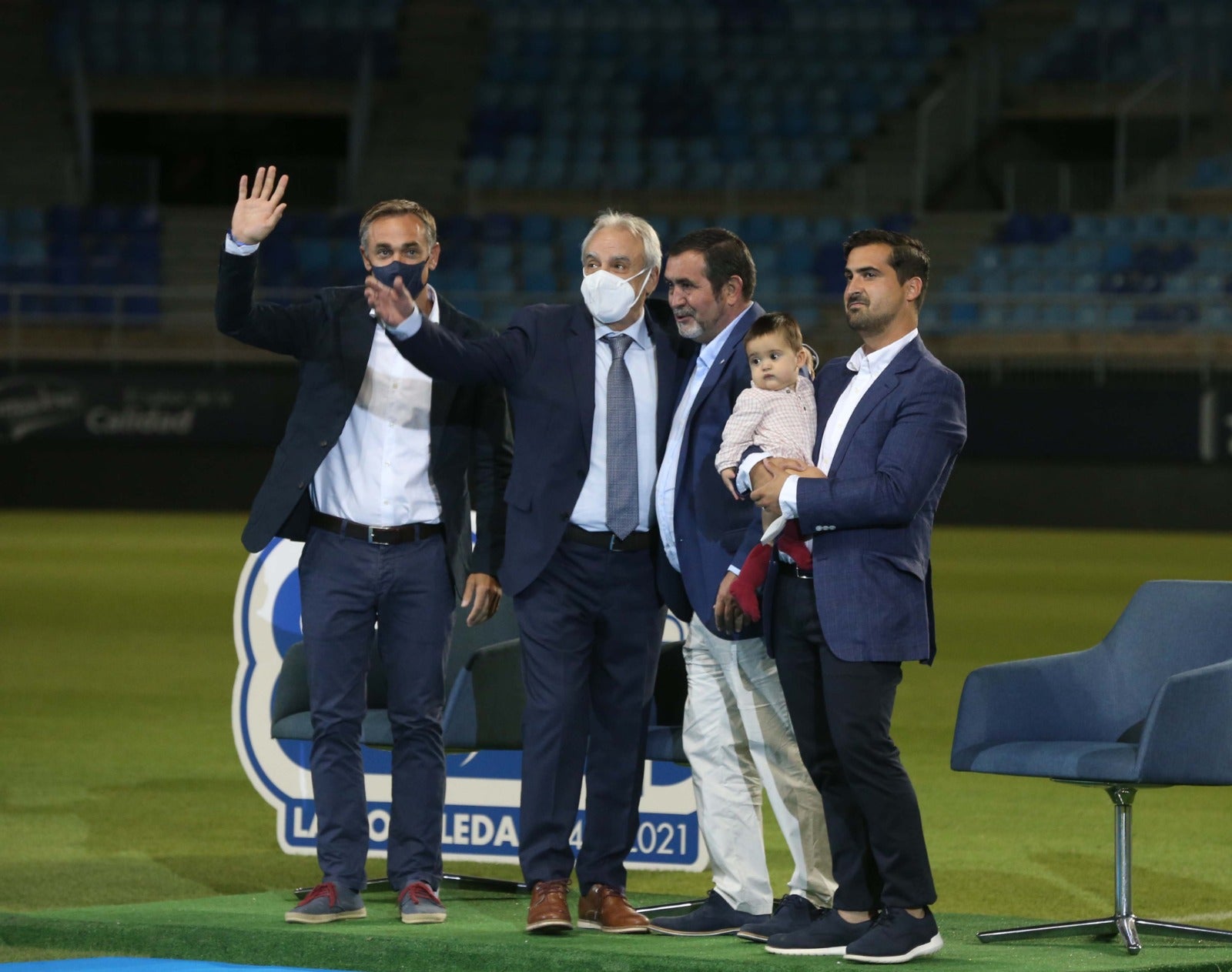 Celebración de los 80 años del estadio La Rosaleda. 