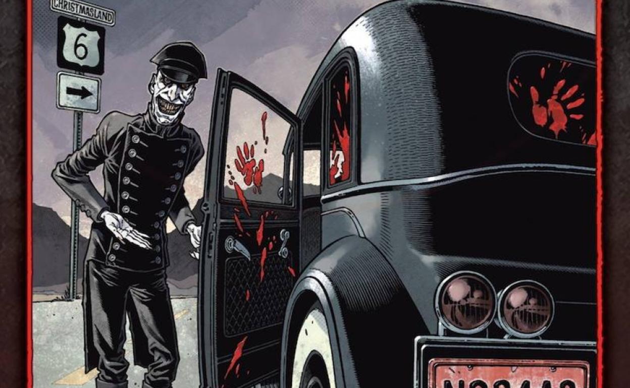 Una de las portadas del cómic 'Wraith' (Espectro) de Joe Hill.