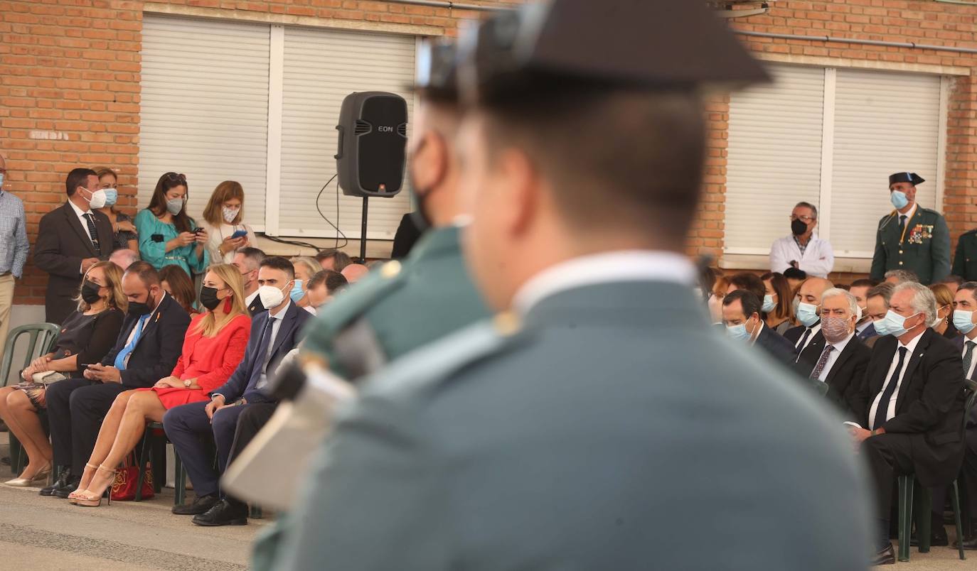 Celebración en Málaga de la festividad de la patrona de la Guardia Civil. 