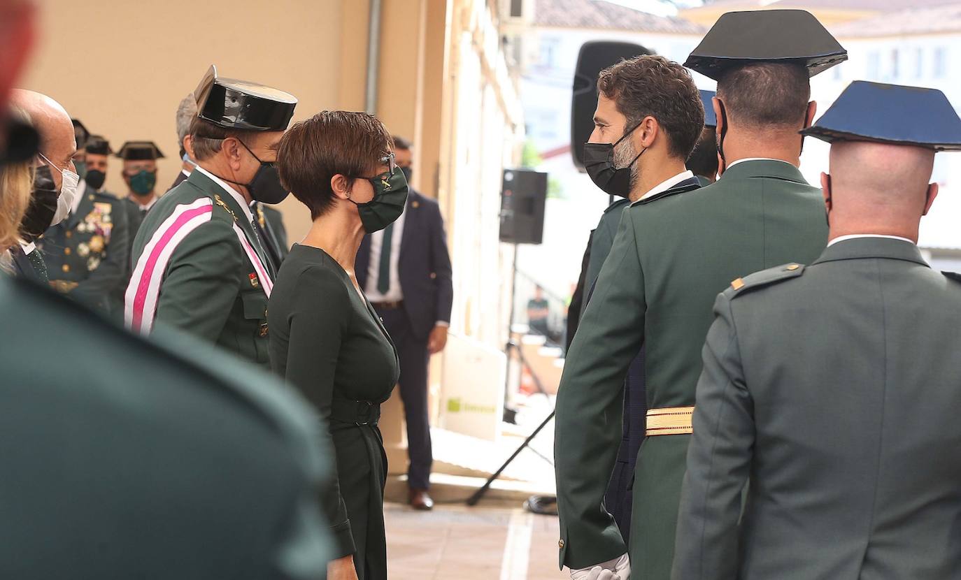 Celebración en Málaga de la festividad de la patrona de la Guardia Civil. 