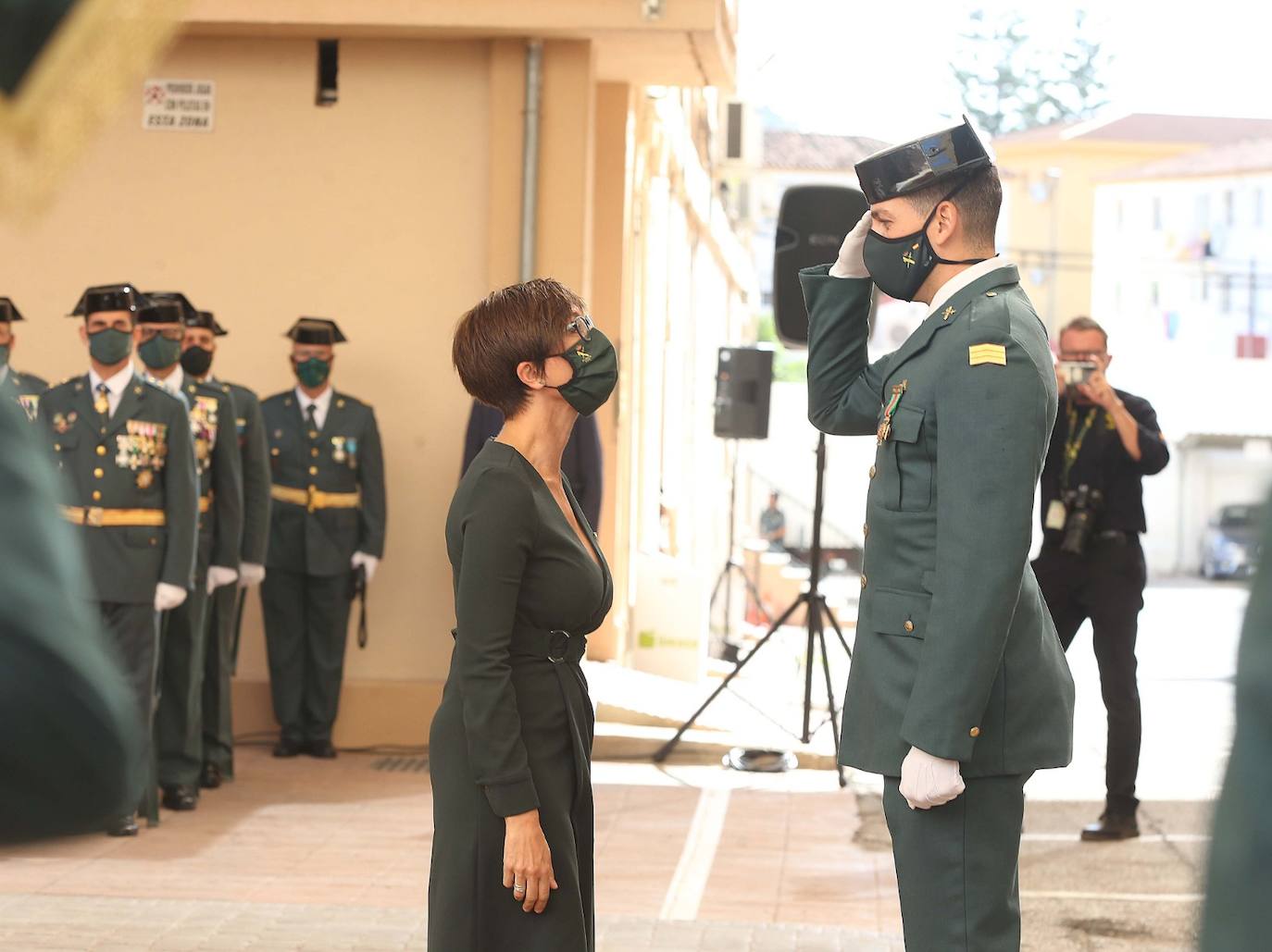 Celebración en Málaga de la festividad de la patrona de la Guardia Civil. 