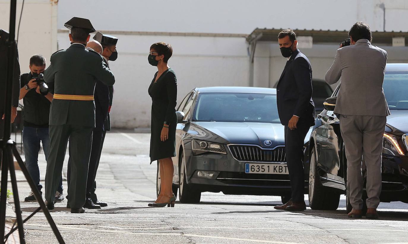 Celebración en Málaga de la festividad de la patrona de la Guardia Civil. 