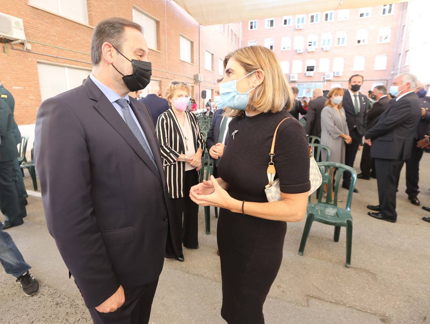 Celebración en Málaga de la festividad de la patrona de la Guardia Civil. 