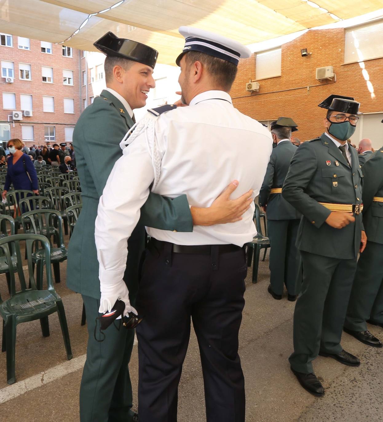 Celebración en Málaga de la festividad de la patrona de la Guardia Civil. 