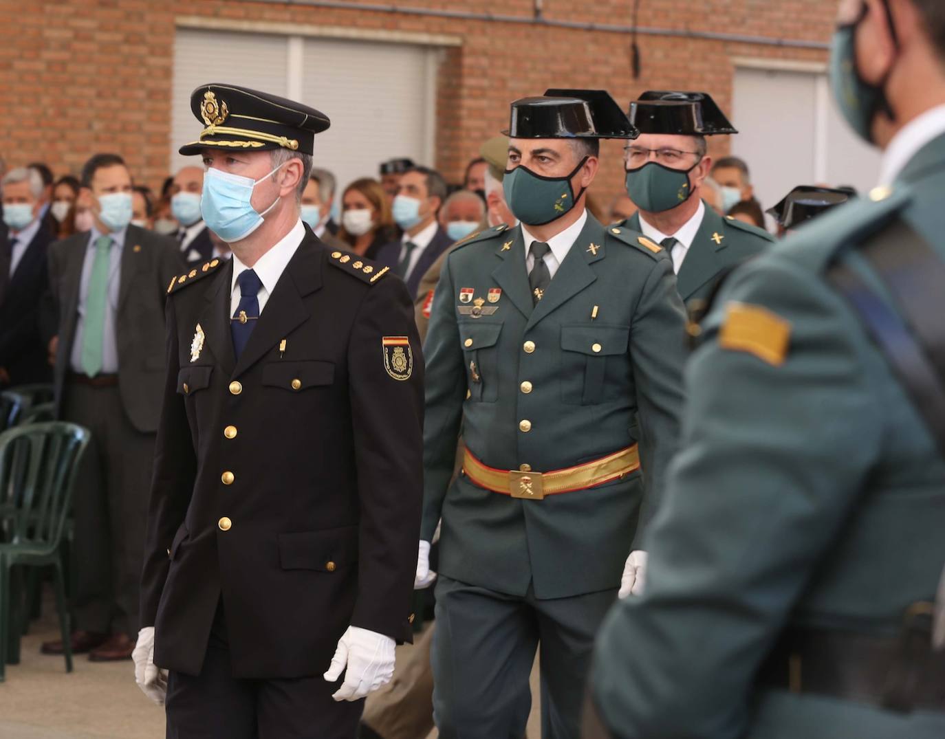 Celebración en Málaga de la festividad de la patrona de la Guardia Civil. 