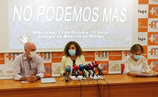 José Becerra, Silvia Rodríguez y Carmen González Uceda. 