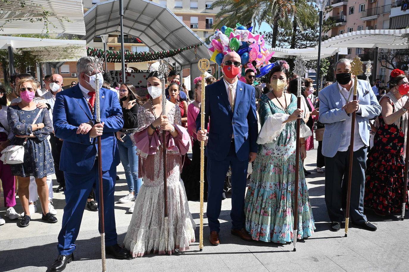 Procesión de San Pedro por las calles de Marbella. 