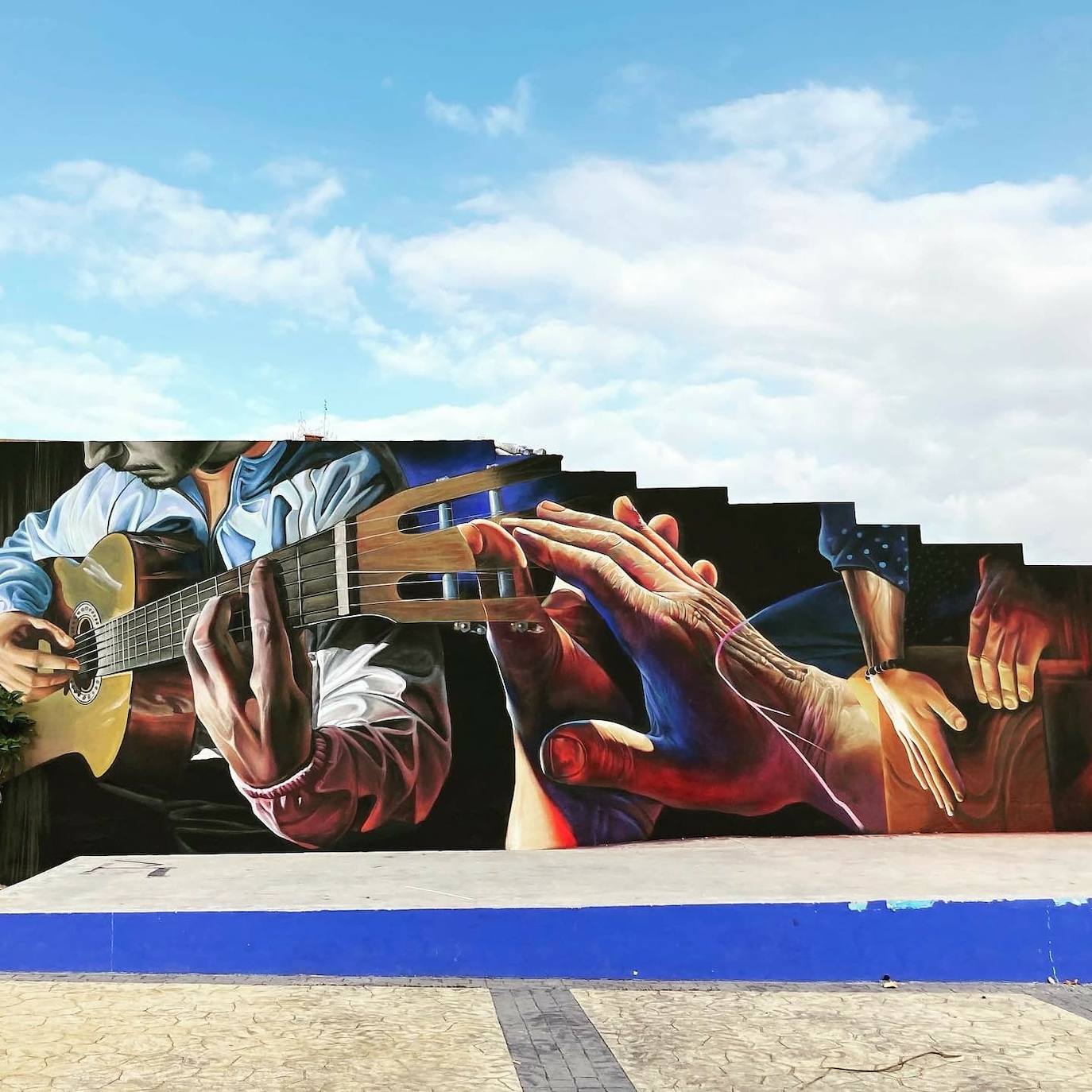 Murales del artista Nesui SRC en Málaga