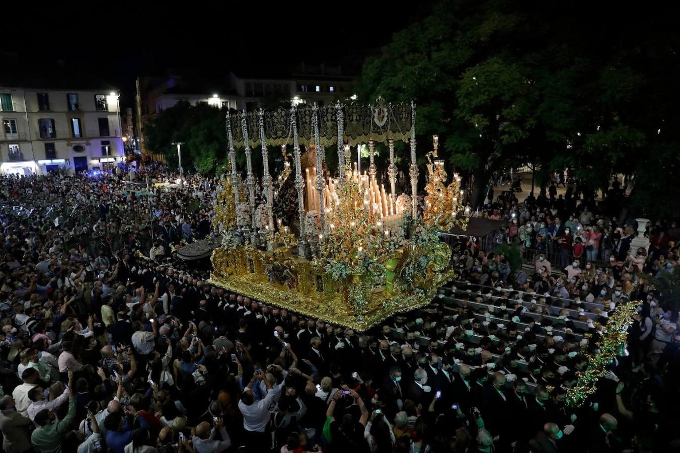 La Paloma volvió a las calles de Málaga tres años y medio después 