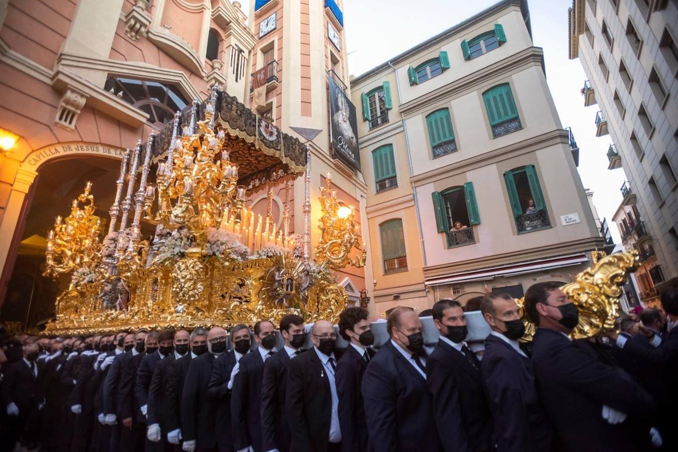 La Paloma volvió a las calles de Málaga tres años y medio después 