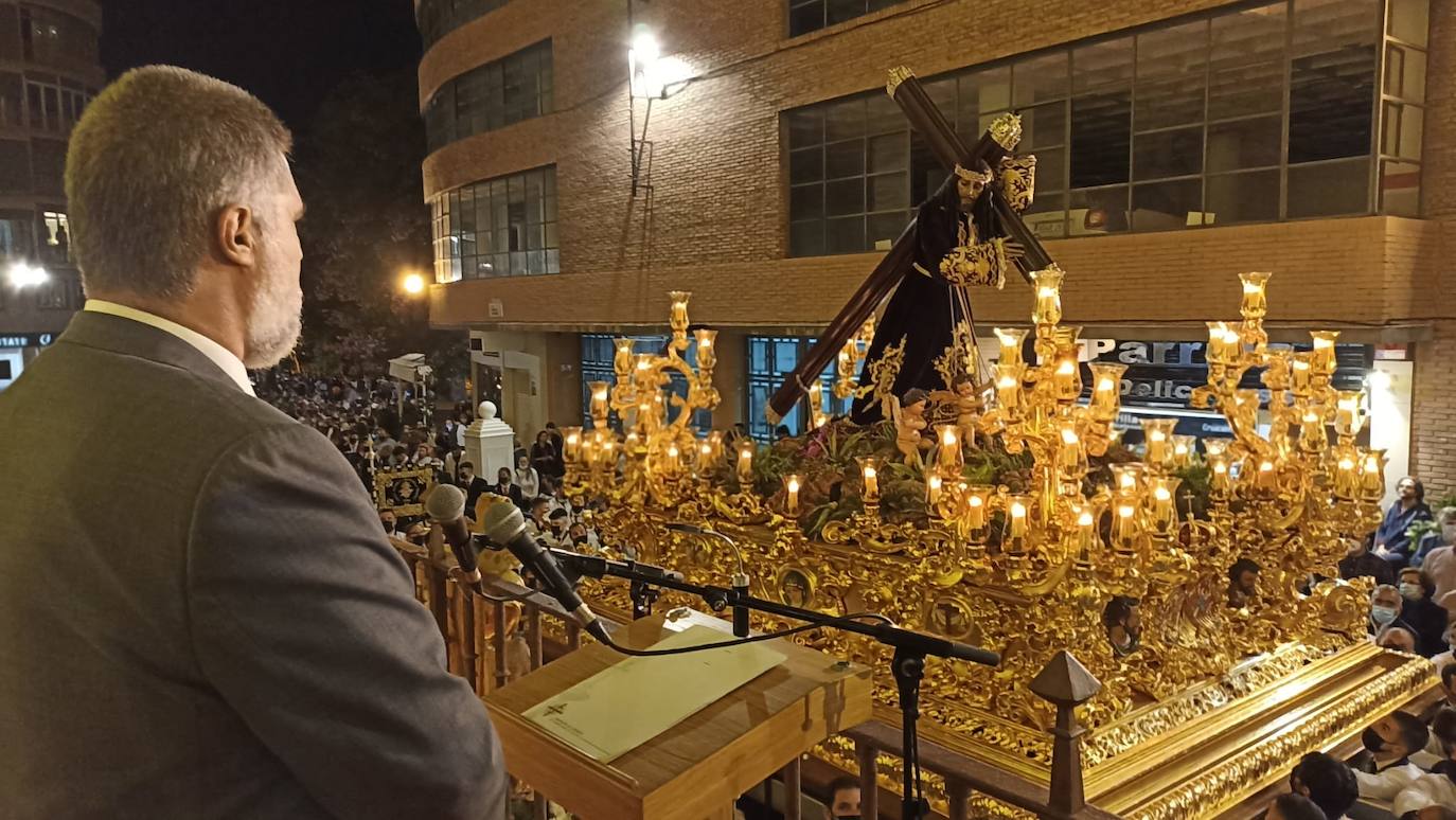 Jesús Nazareno El Rico, en la procesión magna de Málaga