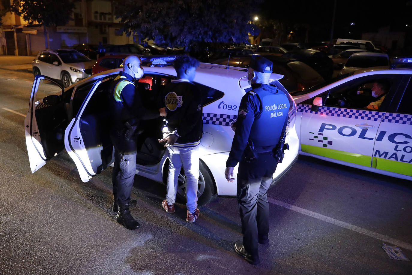 La noche de Halloween para la Policía Local de Málaga. 