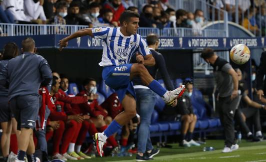 Víctor Gómez, jugador del Málaga.