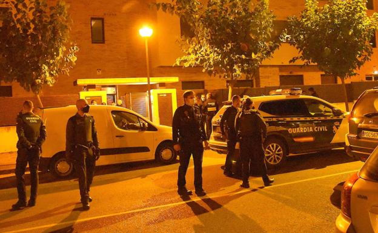 Guardia civiles Lardero en la noche del asesinato.