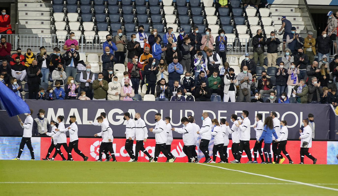 La Rosaleda volvió a mostrar un buen ambiente 