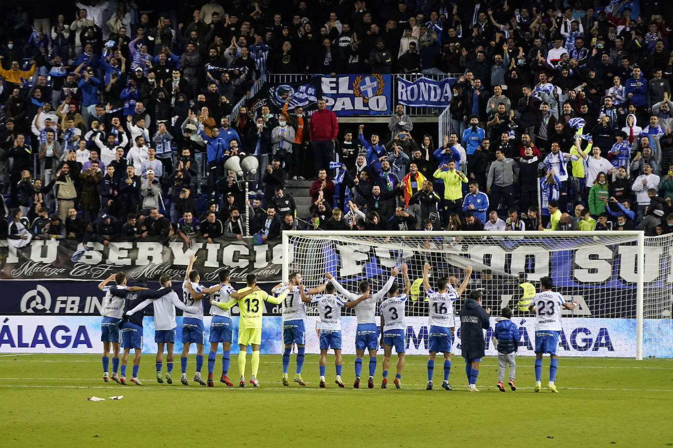 La Rosaleda volvió a mostrar un buen ambiente 