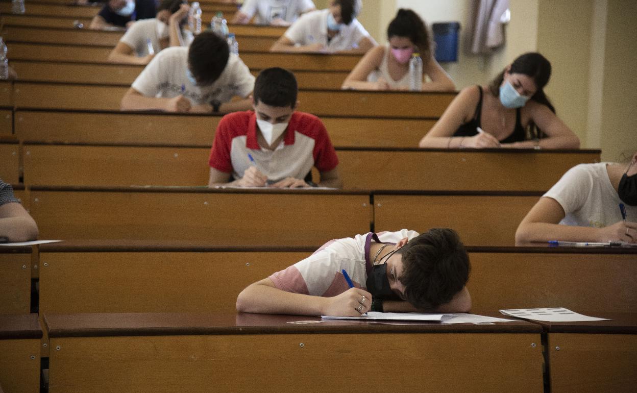 Examen de selectividad de este mes de junio pasado.