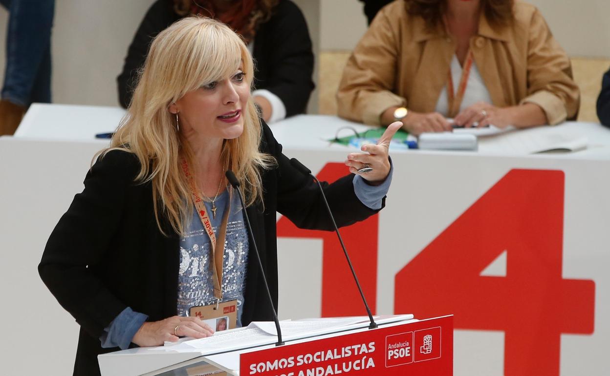 Carmen Castilla, durante su intervención.