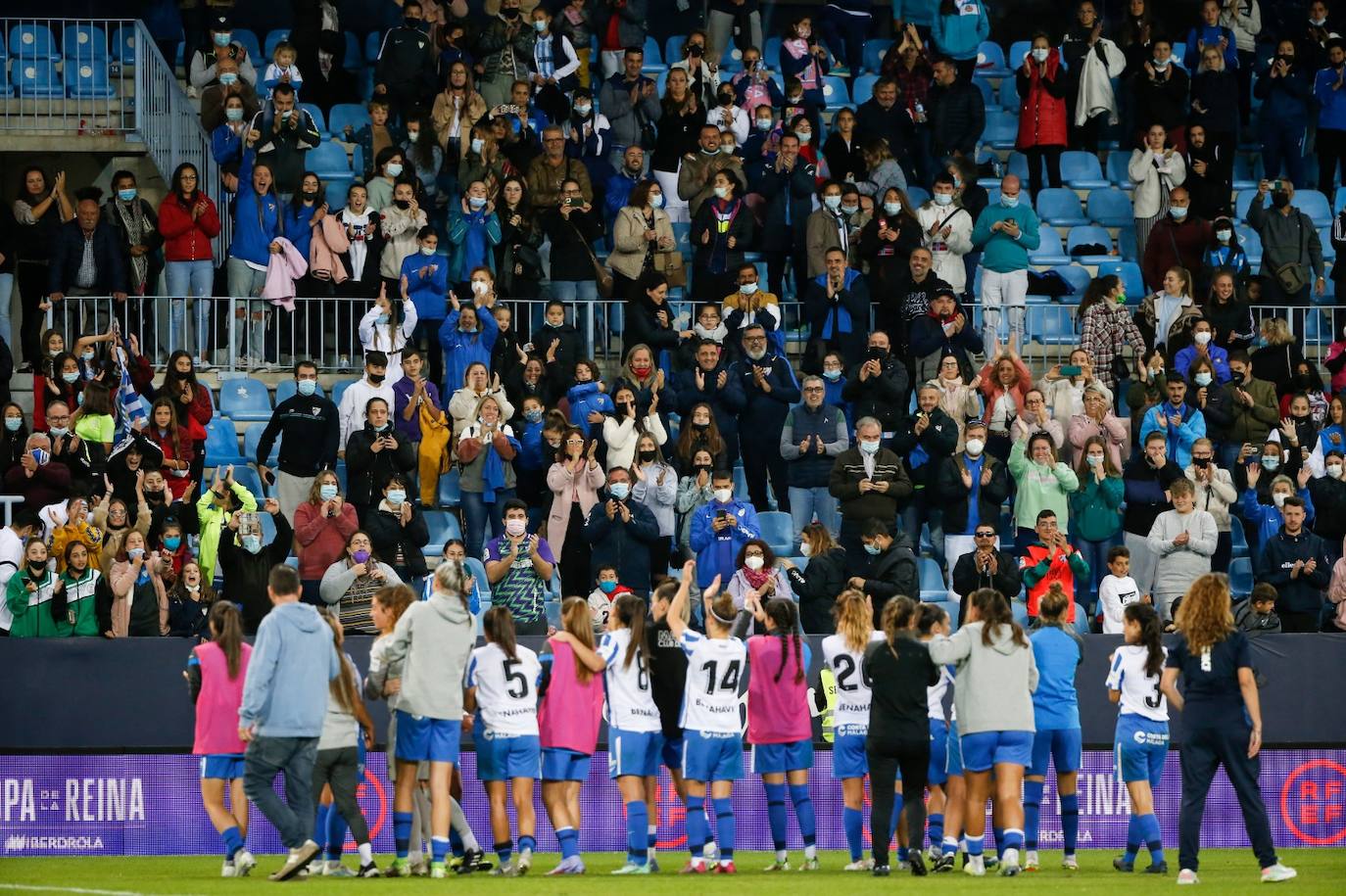 El Málaga gana al Zaragoza en la Copa de la Reina