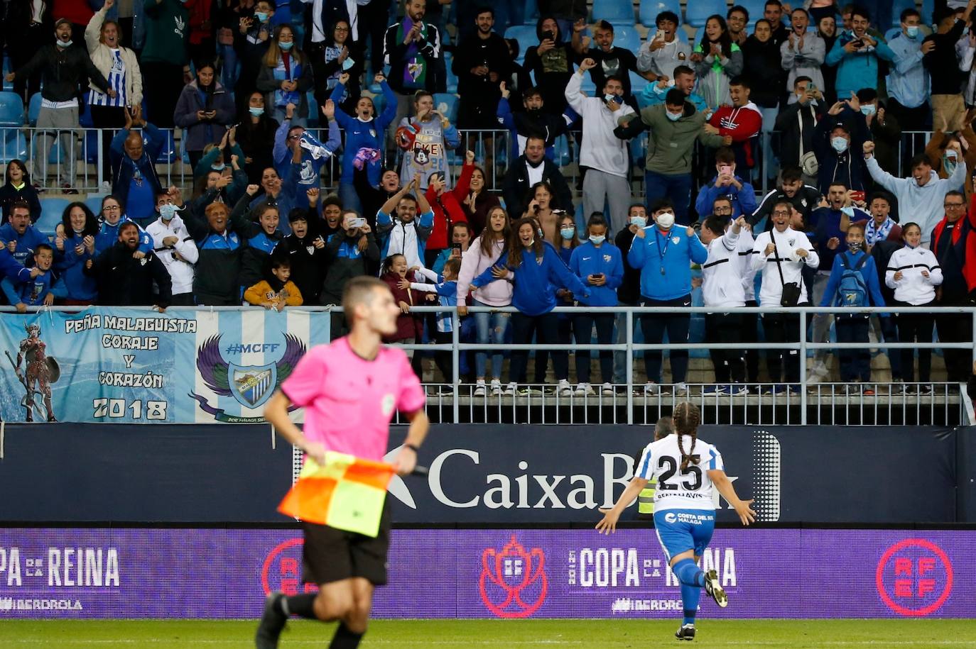 El Málaga gana al Zaragoza en la Copa de la Reina