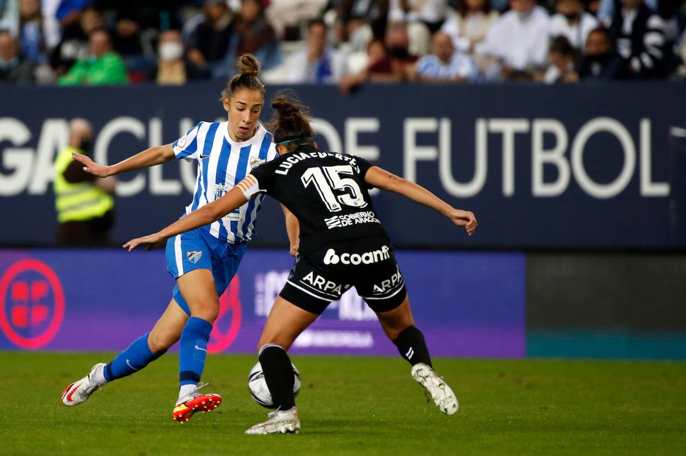 El Málaga gana al Zaragoza en la Copa de la Reina