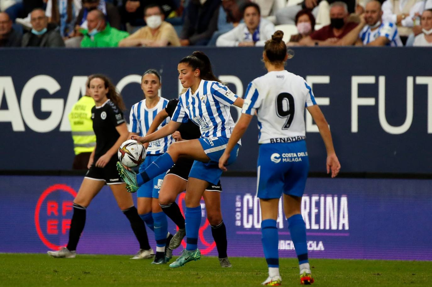 El Málaga gana al Zaragoza en la Copa de la Reina