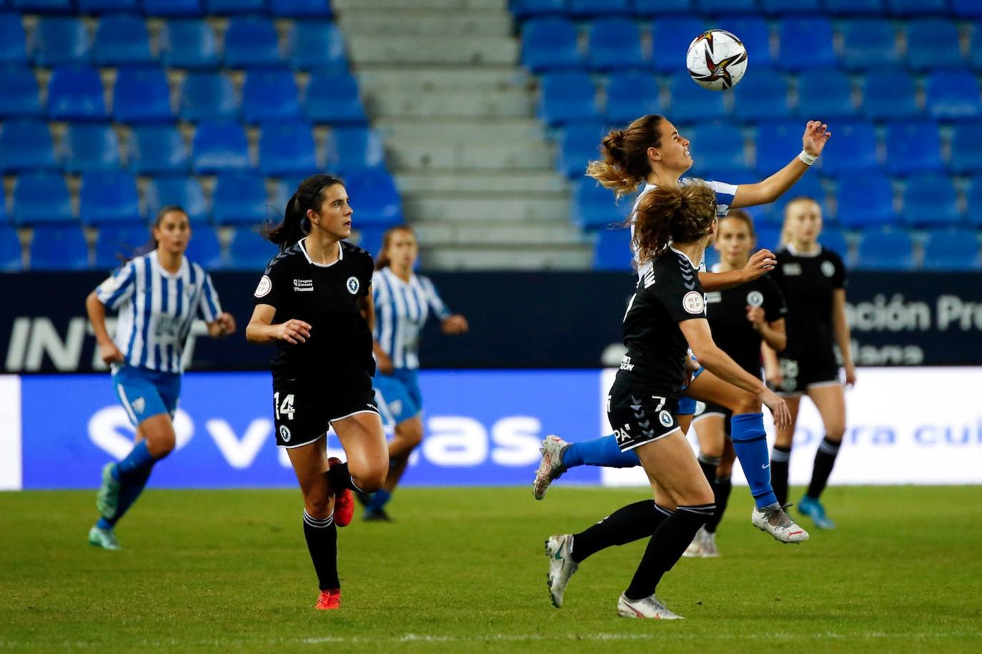 El Málaga gana al Zaragoza en la Copa de la Reina