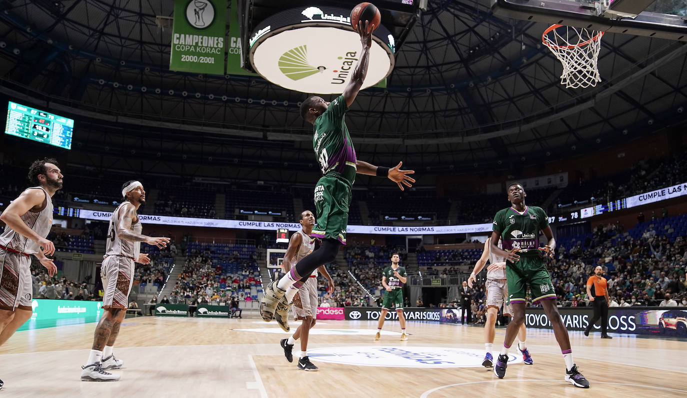 Victoria importante del Unicaja en casa ante el Hereda San Pablo Burgos. 