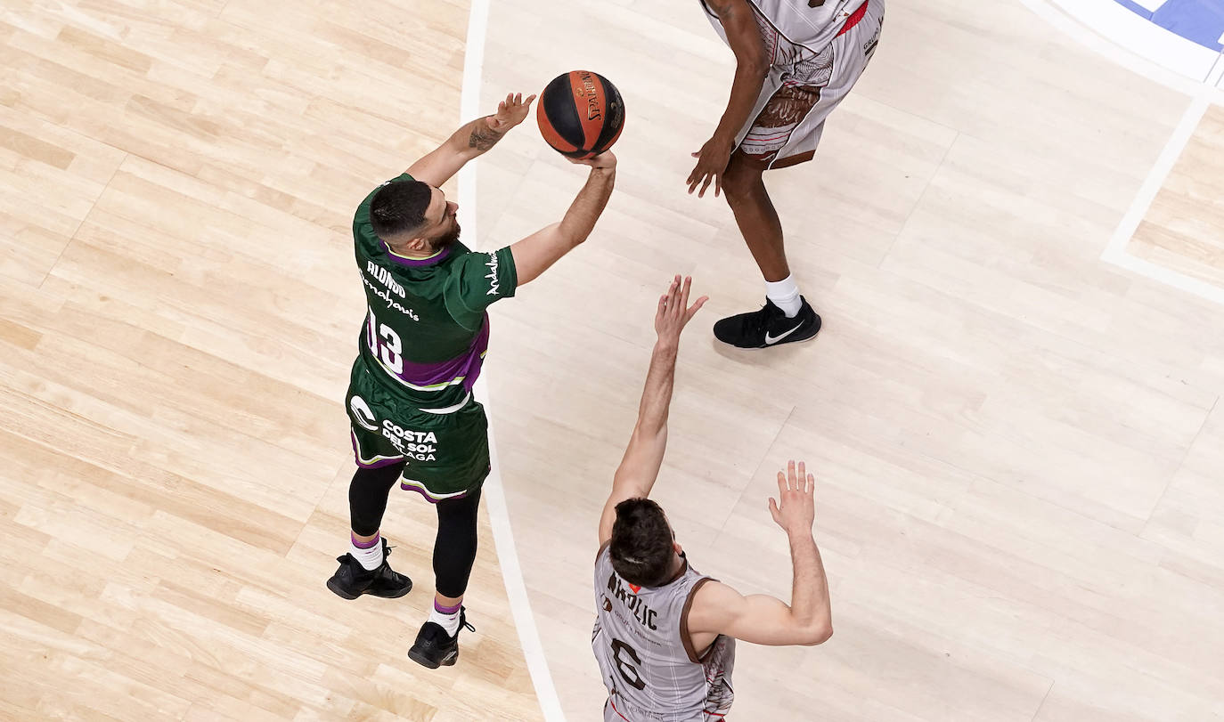 Victoria importante del Unicaja en casa ante el Hereda San Pablo Burgos. 