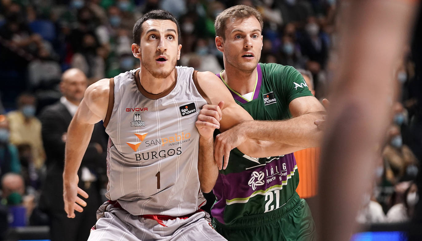 Victoria importante del Unicaja en casa ante el Hereda San Pablo Burgos. 