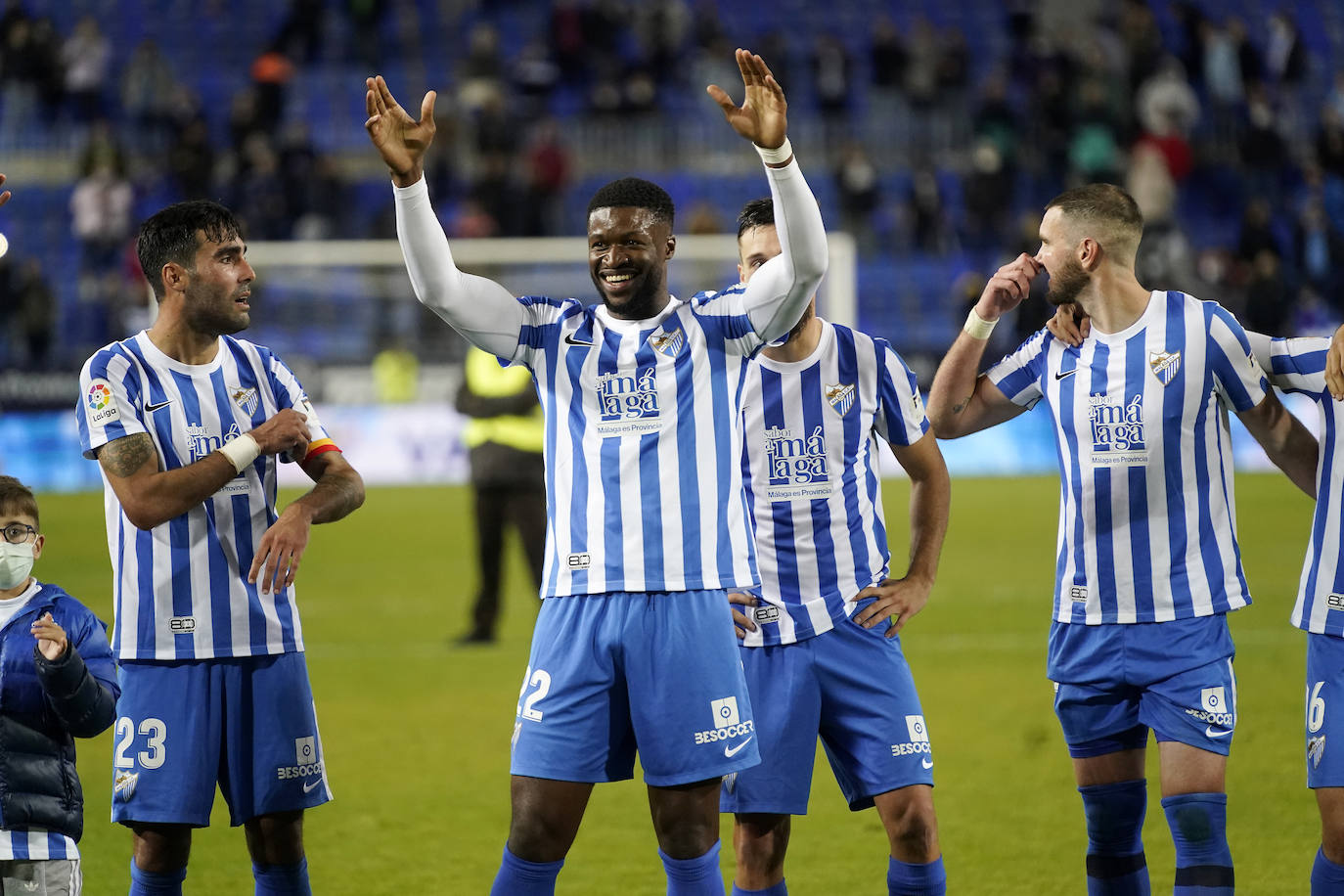 El Málaga se adelantó en el marcador con un gol de penalti 