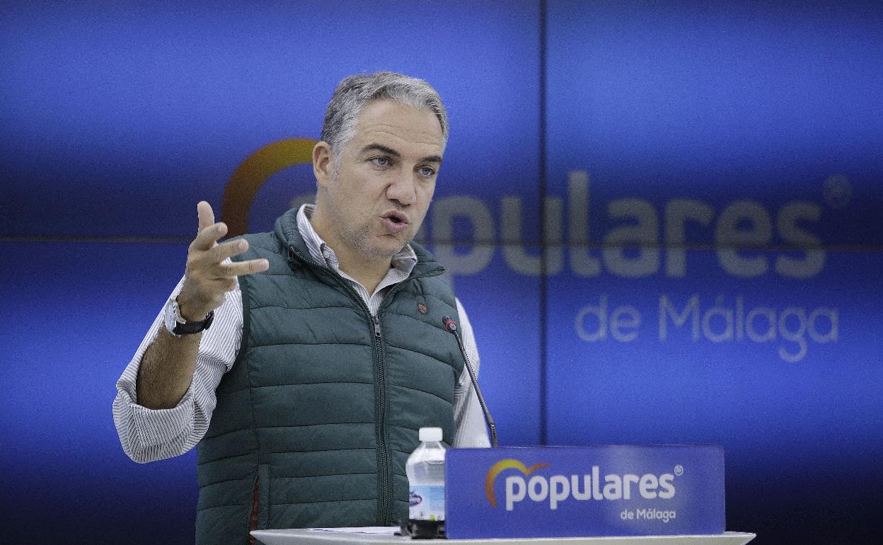 Bendodo en un acto del PP de Málaga, partido del que es presidente provincial. 