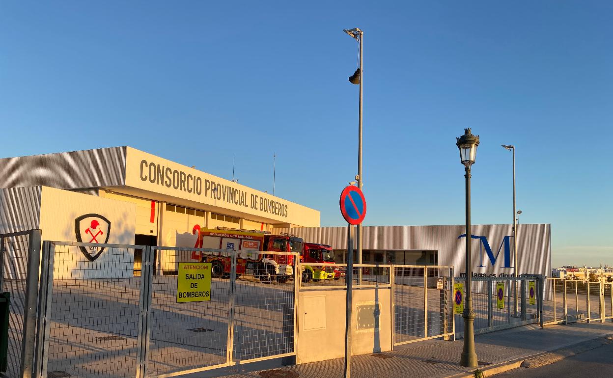 Imagen del parque de Bomberos de Nerja, inaugurado en febrero de 2018, tras una inversión cercana al millón de euros. 