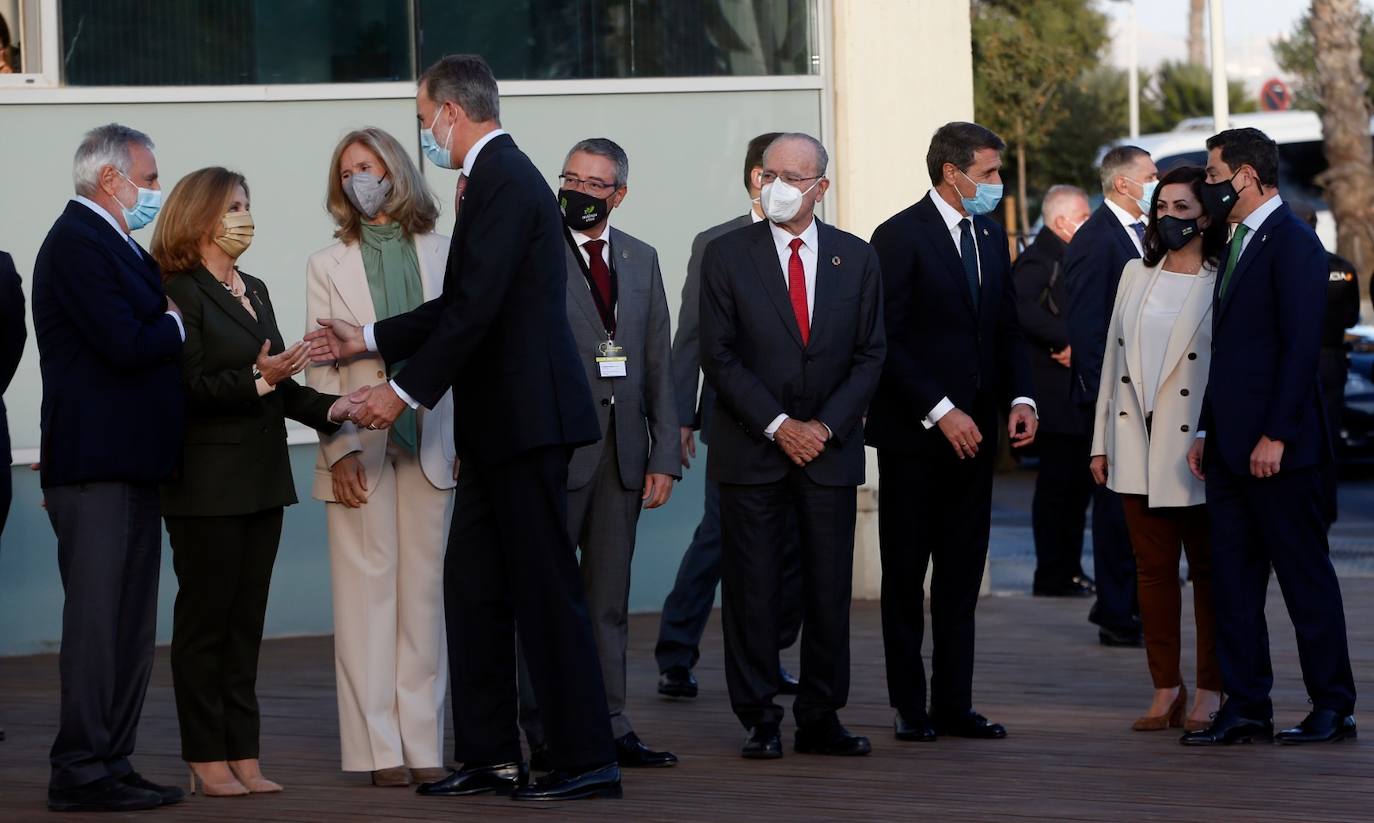 El acto estuvo presidido por Felipe VI, junto a los jefes de Estado de Italia, el presidente de la República, Sergio Mattarella; y Portugal, su homólogo Marcelo Rebelo de Sousa.