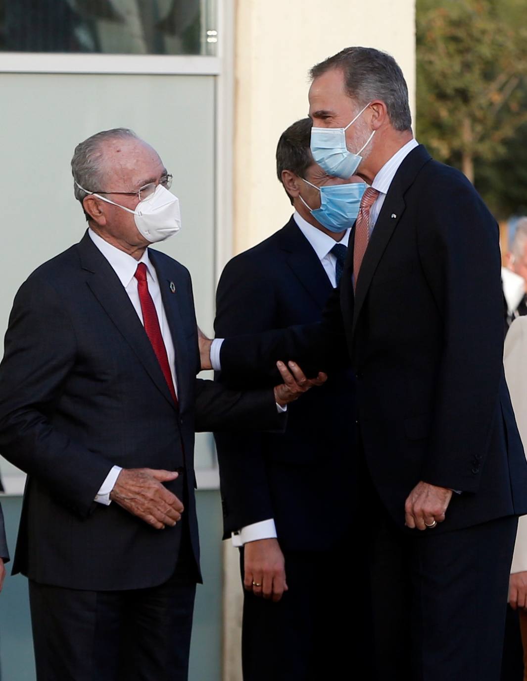 El acto estuvo presidido por Felipe VI, junto a los jefes de Estado de Italia, el presidente de la República, Sergio Mattarella; y Portugal, su homólogo Marcelo Rebelo de Sousa.