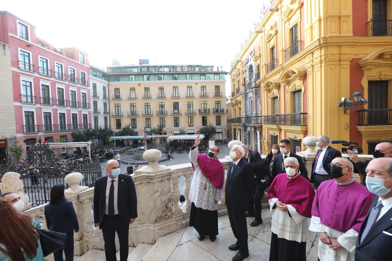 Fotos: El presidente de la República italiana, Sergio Mattarella, durante su visita a Málaga