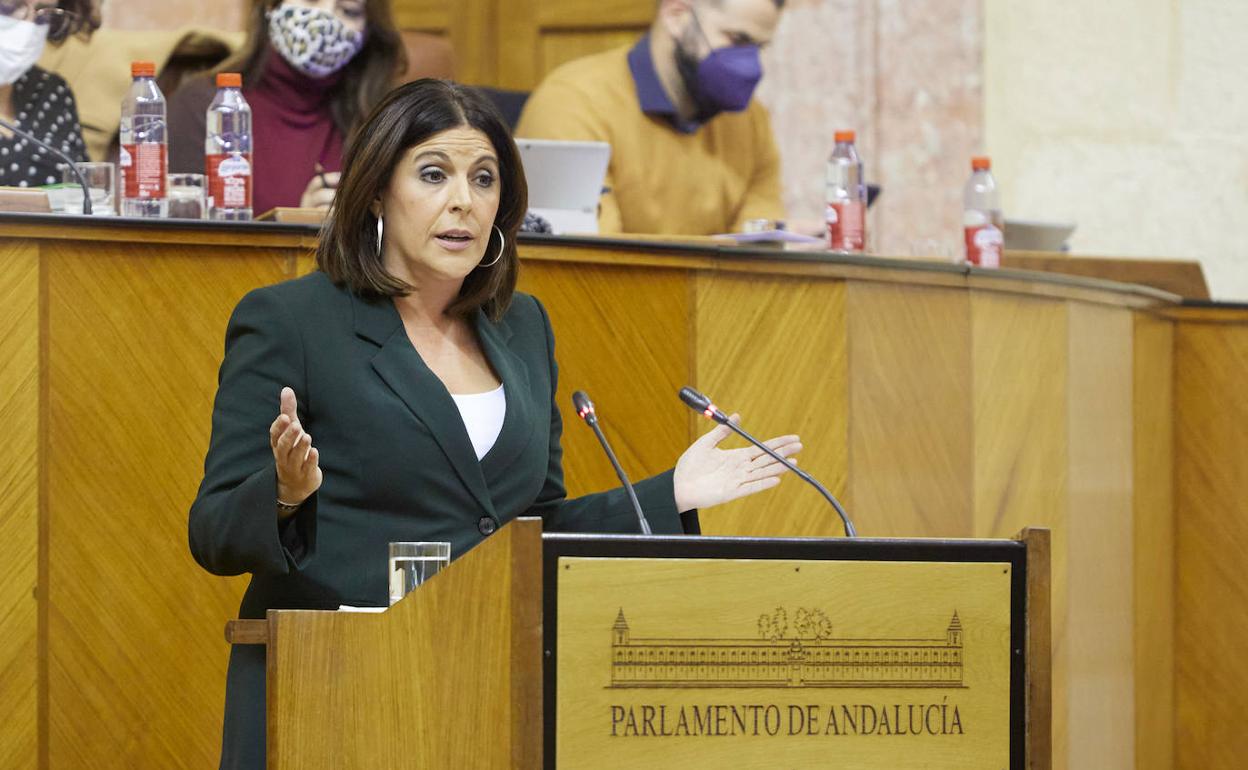 Ángeles Férriz, durante su intervención. 