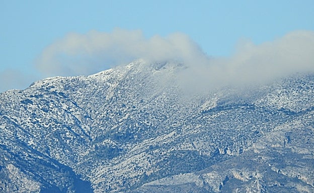 Primera nevada en la Sierra de las Nieves de Málaga