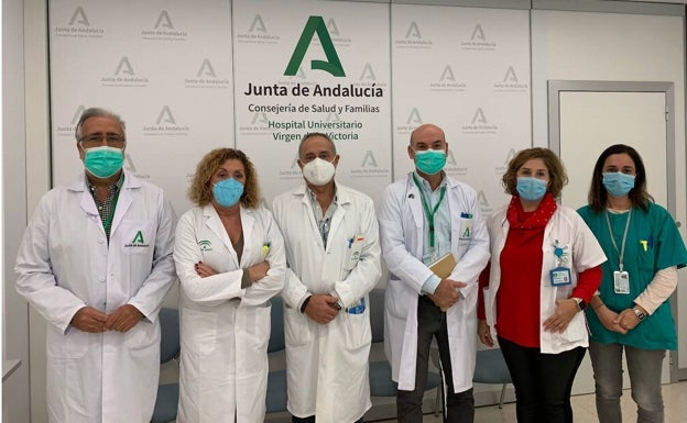 Profesionales del Hospital Clínico. 