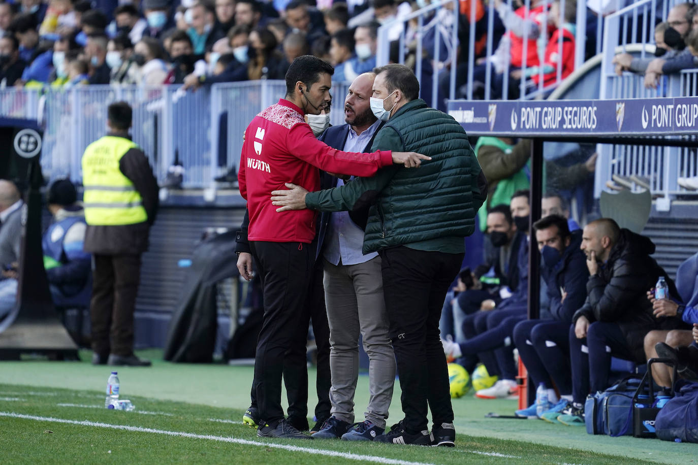 Las mejores fotografías del encuentro disputado este domingo en La Rosaleda