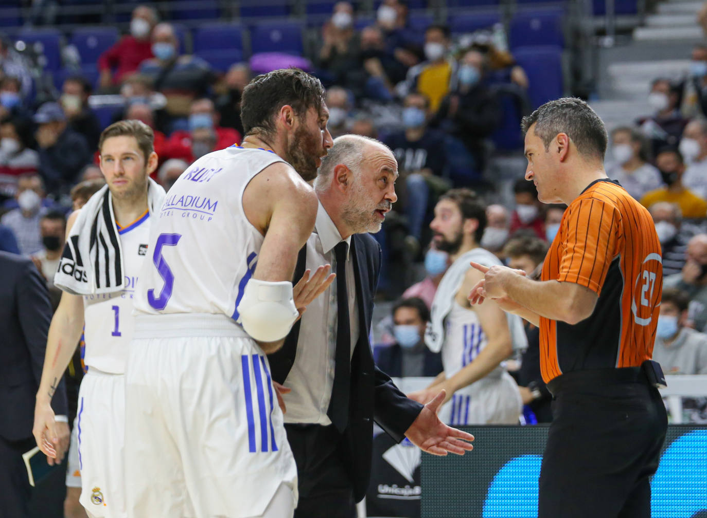 Derrota del Unicaja en la cancha del Real Madrid.