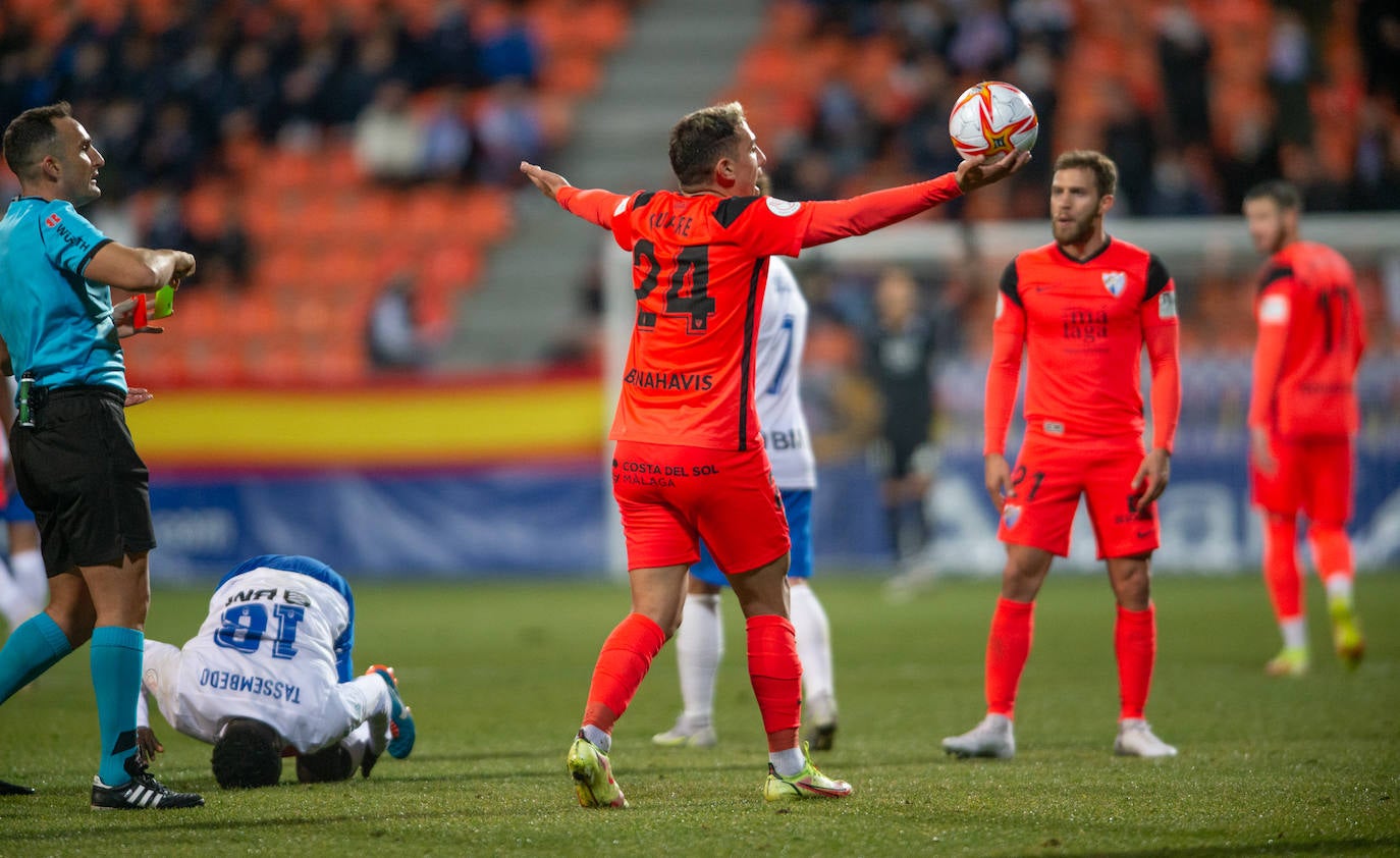 El Málaga cayó ante el Rayo Majadahonda (1-0) 