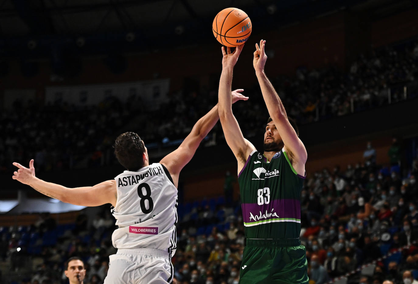 El Unicaja dominó todo el encuentro 