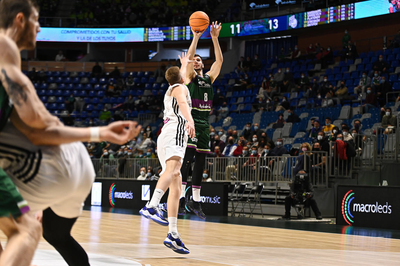 El Unicaja dominó todo el encuentro 