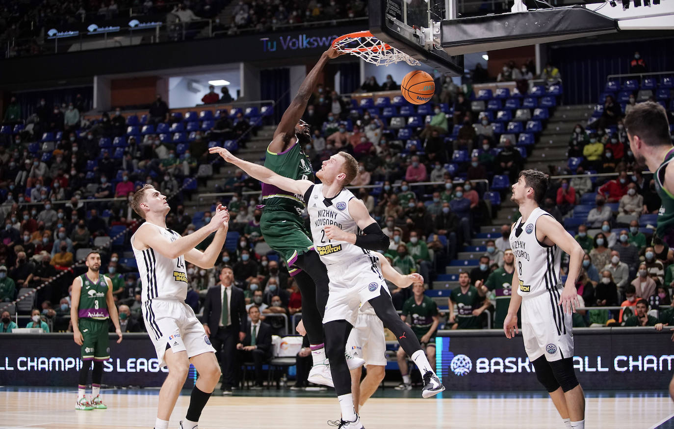 El Unicaja dominó todo el encuentro 