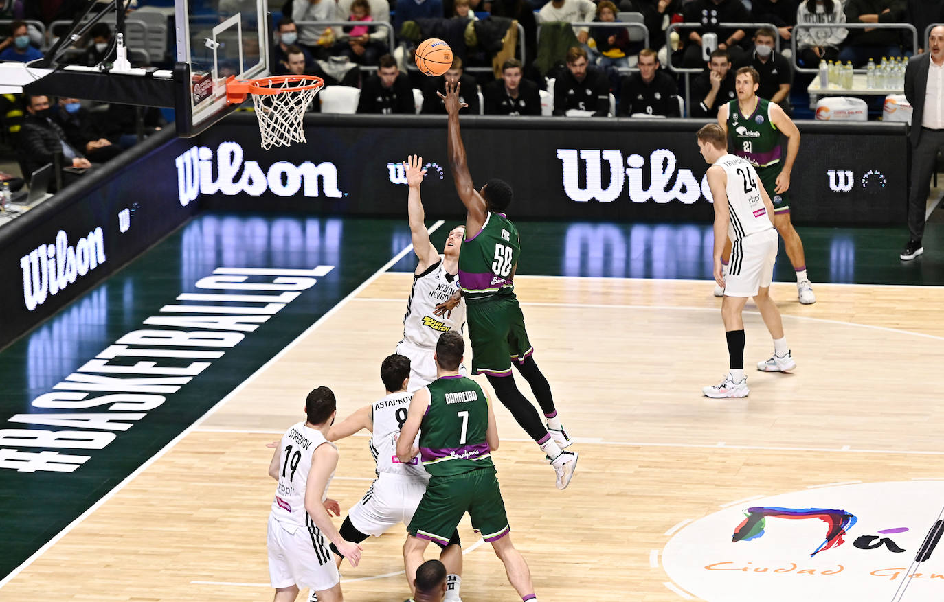 El Unicaja dominó todo el encuentro 